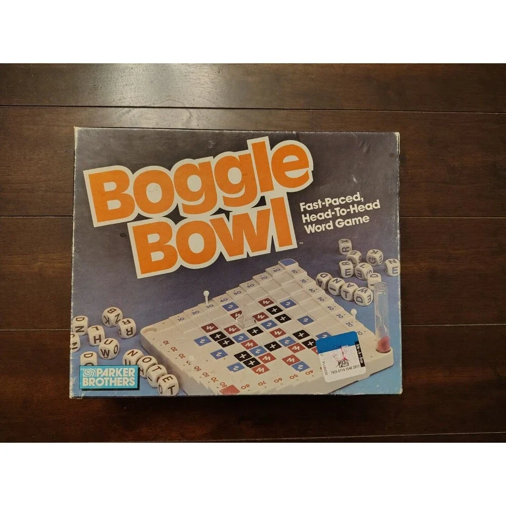 Boggle Vintage Boggle Bowl Word Game Parker Brothers 1987 Complete